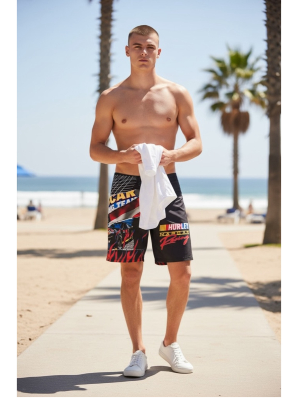 Hurley phantom nascar 20” board shorts size 34